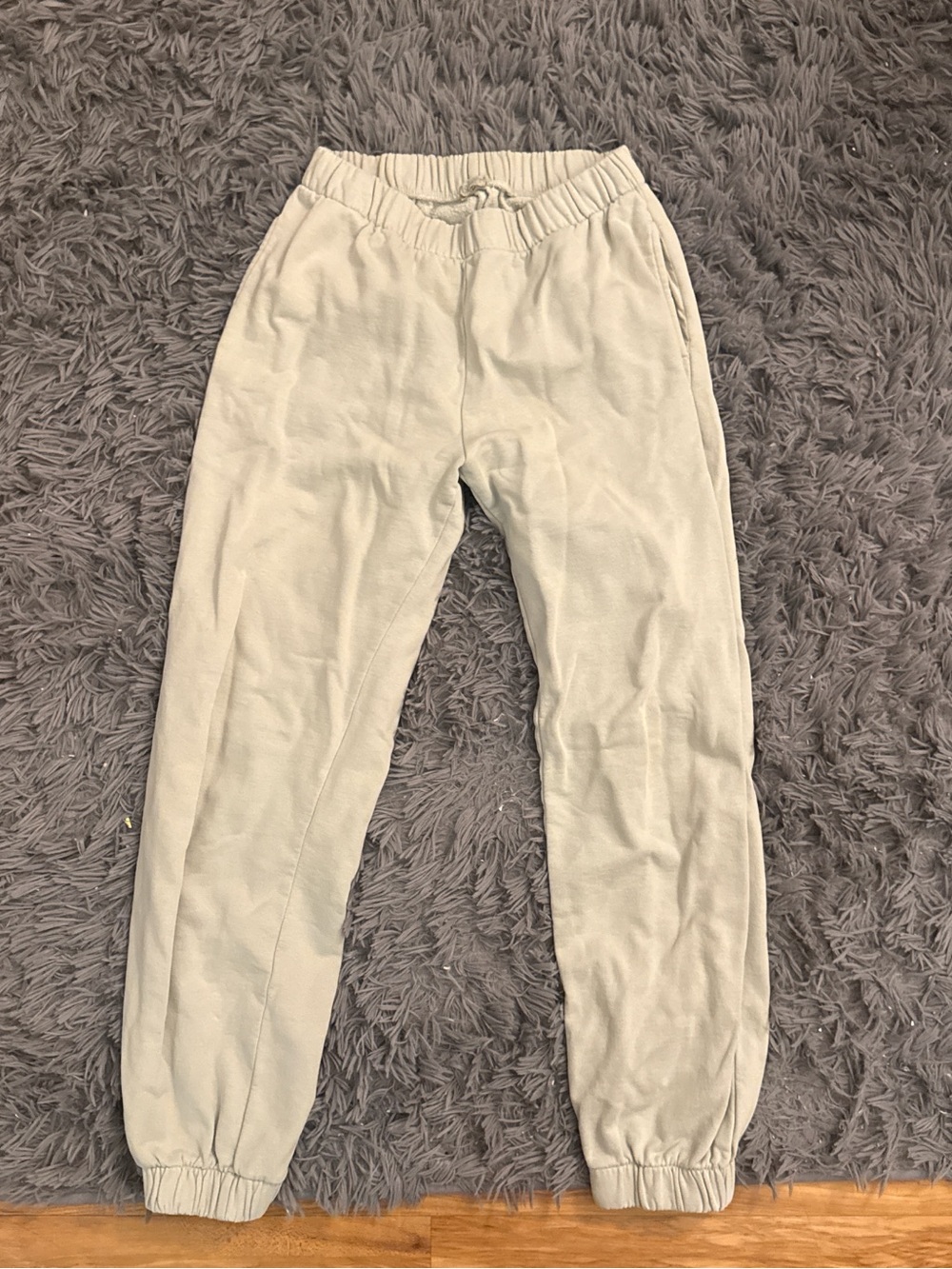 Brandy Melville Neutral Cream Jogger Sweatpants